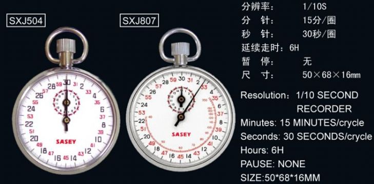 點(diǎn)擊查看詳細(xì)信息<br>標(biāo)題：SXJ504、SXJ807機(jī)械秒表 閱讀次數(shù)：2415
