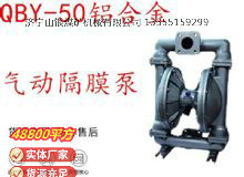 點擊查看詳細信息<br>標題：QBY-50鋁合金氣動隔膜泵 閱讀次數(shù)：286